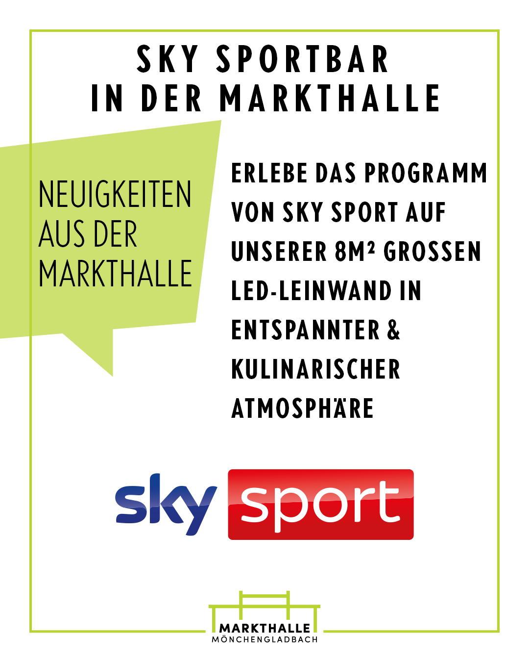 01.12.2025 - Eröffnung der Sky Sportsbar in der Markthalle Mönchengladbach